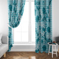 Mokihana Maile Ilima Leis Paniolo Palaka Window Curtain Hawaiian Polu Opa Spirit LT9 - Polynesian Pride