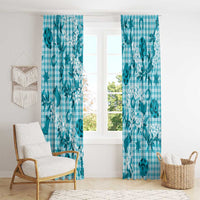 Mokihana Maile Ilima Leis Paniolo Palaka Window Curtain Hawaiian Polu Opa Spirit LT9 - Polynesian Pride