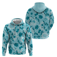 Mokihana Maile Ilima Leis Paniolo Palaka Zip Hoodie Hawaiian Polu Opa Spirit LT9 - Polynesian Pride