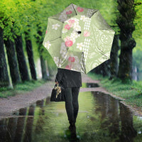 Leaf Green Hawaii Anthurium Plumeria Lei Umbrella