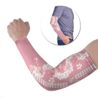 Soft Pink Hawaii Anthurium Plumeria Lei Arm Sleeves