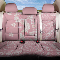 Soft Pink Hawaii Anthurium Plumeria Lei Back Car Seat Cover LT9 One Size Pink - Polynesian Pride