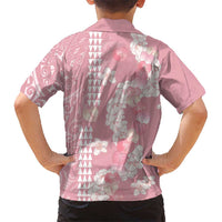 Soft Pink Hawaii Anthurium Plumeria Lei Hawaiian Shirt LT9 - Polynesian Pride