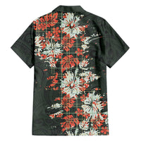Hawaii Tartan With Hibiscus Family Matching Mermaid Dress and Hawaiian Shirt Polynesian Pattern Vintage LT9 - Polynesian Pride