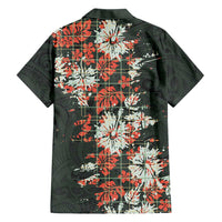 Hawaii Tartan With Hibiscus Family Matching Summer Maxi Dress and Hawaiian Shirt Polynesian Pattern Vintage LT9 - Polynesian Pride