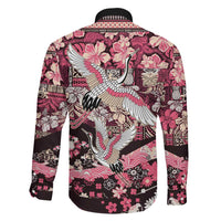 Japanese Hawaiian Crane Family Matching Summer Maxi Dress and Hawaiian Shirt Soft Pink Tapa Patchwork Pattern