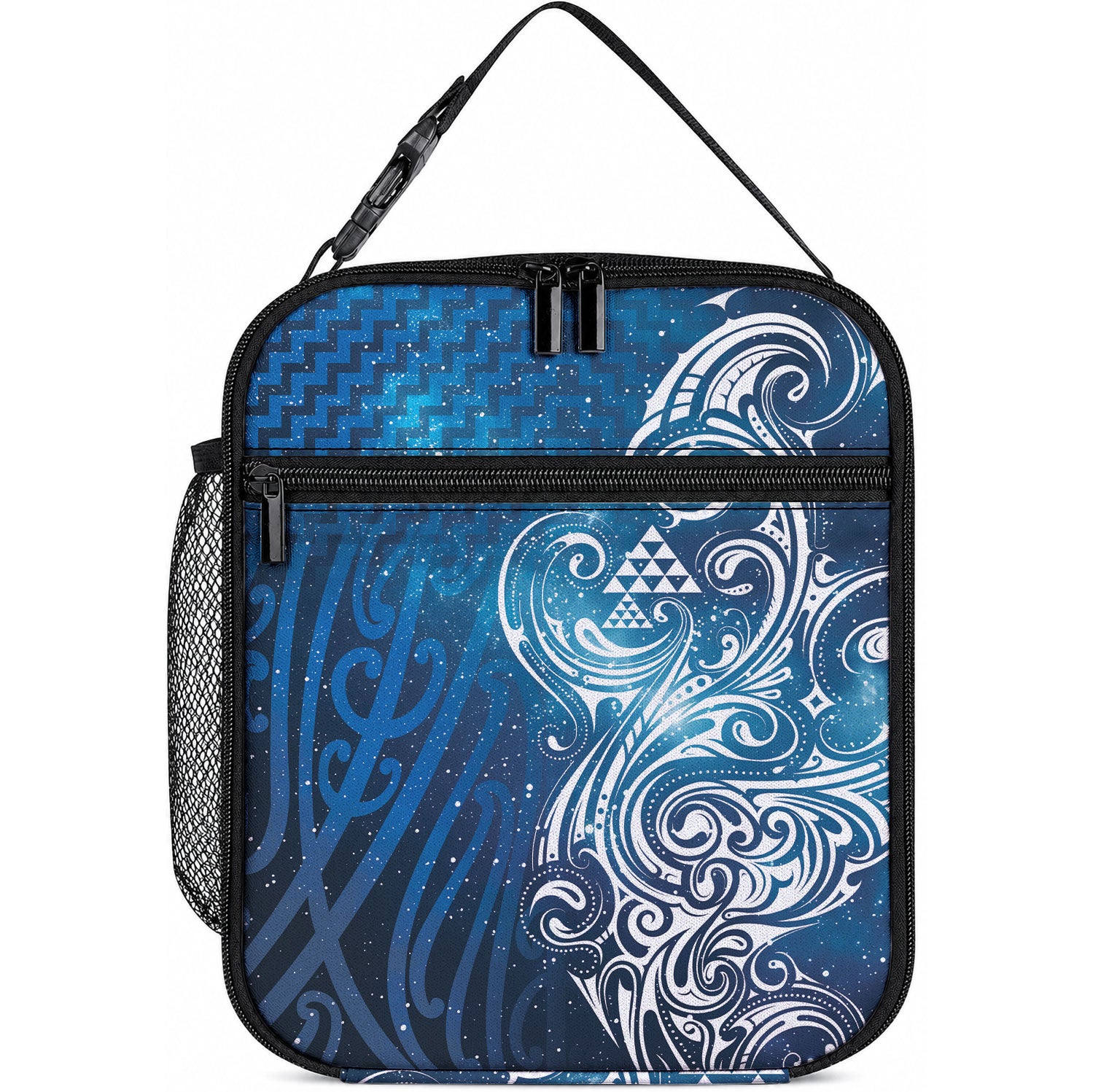 Matariki Galaxy Lunch Bag Maori Taniko Pattern