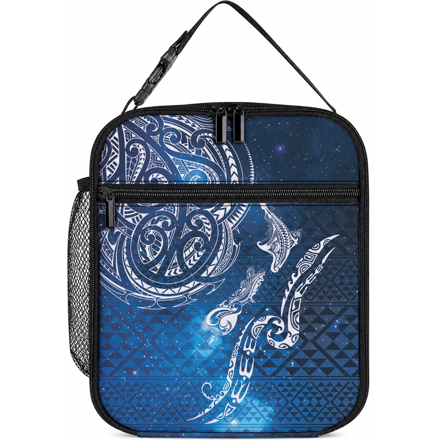 Matariki Galaxy Lunch Bag New Zealand Map Maori Pattern