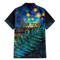 Matariki Te Tau Hou Maori Family Matching Mermaid Dress and Hawaiian Shirt New Zealand Silver Fern Night Starry Sky LT9 - Polynesian Pride