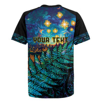 Matariki Te Tau Hou Maori Rugby Jersey New Zealand Silver Fern Night Starry Sky LT9 - Polynesian Pride