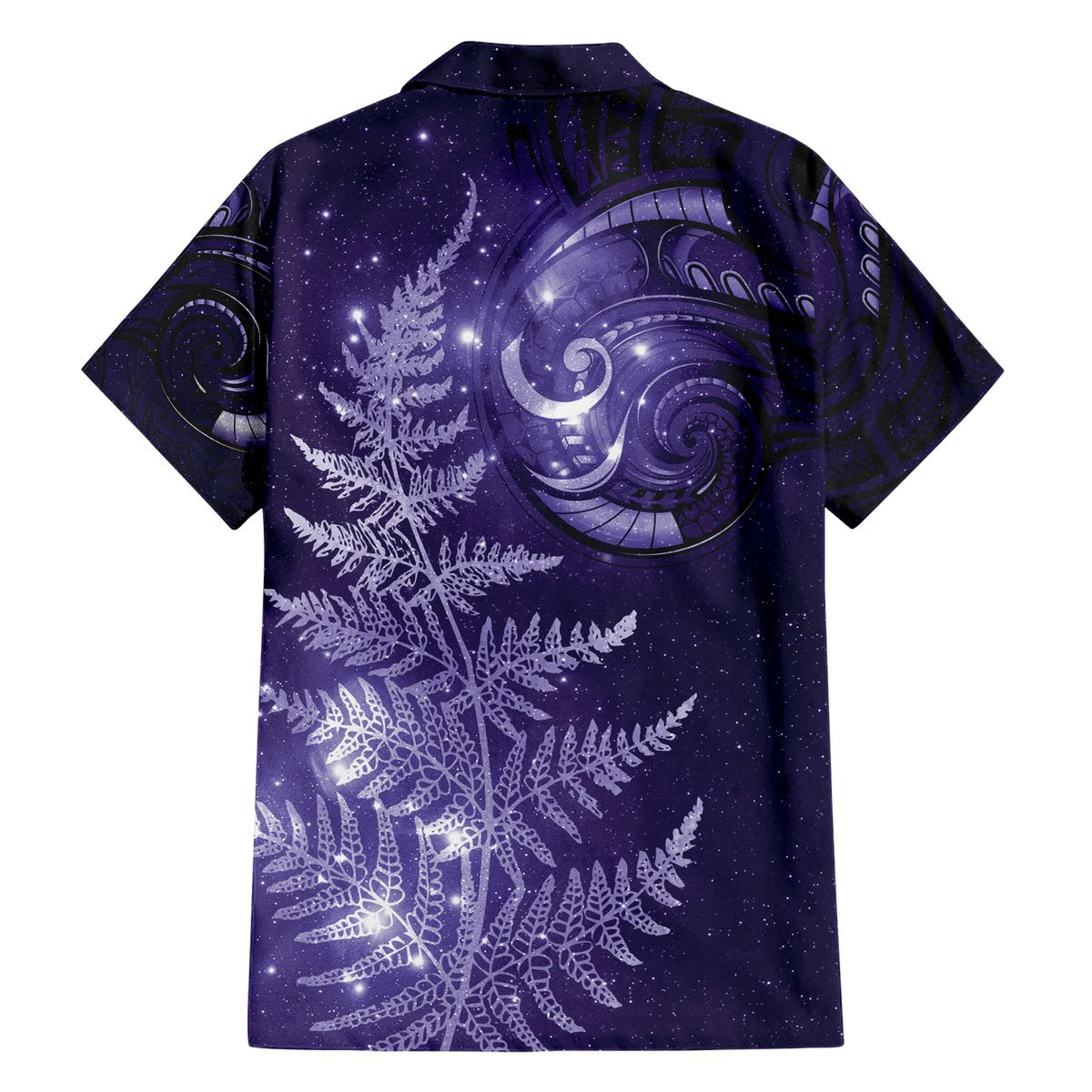 New Zealand Matariki Hawaiian Shirt Purple Milky Way Stars Night Sky LT9 - Polynesian Pride