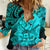 Personalised Polynesian Pride Happy Father Day Women Casual Shirt I Love You Dad - Polynesian Tribal Aqua LT9 Female Aqua - Polynesian Pride