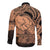 Polynesian Pride Happy Father Day Long Sleeve Button Shirt I Love You Dad - Polynesian Tribal Nude LT9 - Polynesian Pride