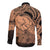 Personalised Polynesian Pride Happy Father Day Long Sleeve Button Shirt I Love You Dad - Polynesian Tribal Nude LT9 - Polynesian Pride
