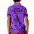 Polynesian Father's Day Gift For Dad Kid Polo Shirt Super Father In The World - Purple Polynesian Pattern LT9 - Polynesian Pride