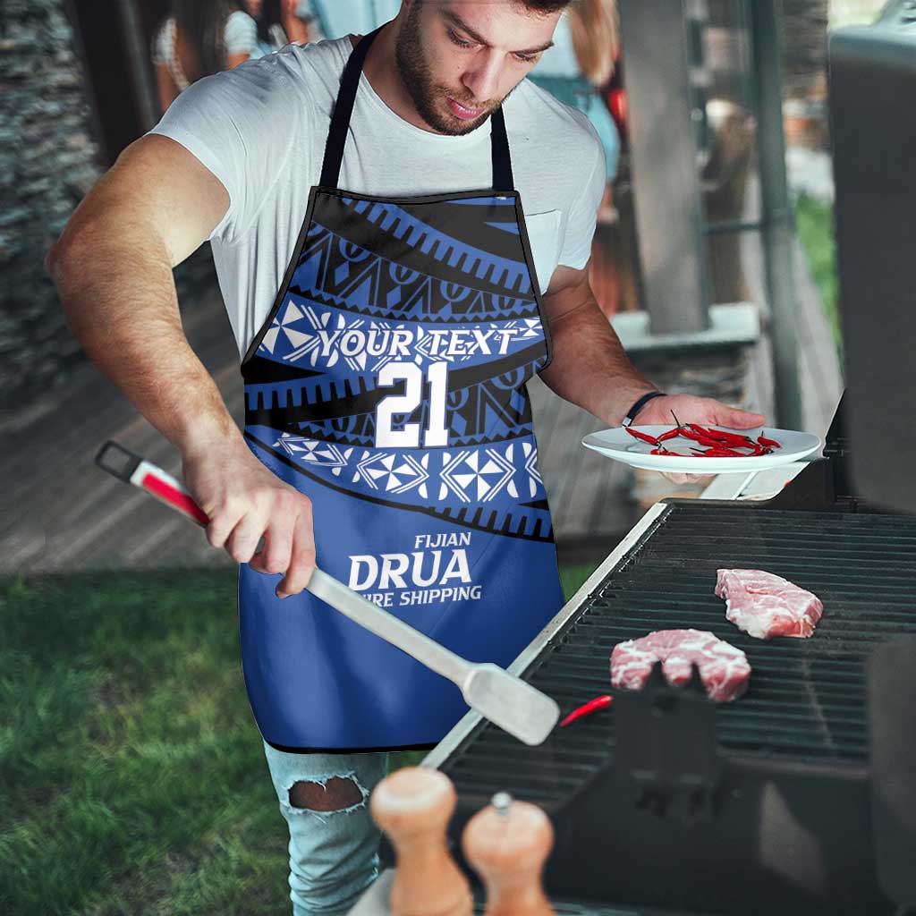 Fiji Rugby Pacific Custom Apron Pasifika Tapa Pattern - Polynesian Pride