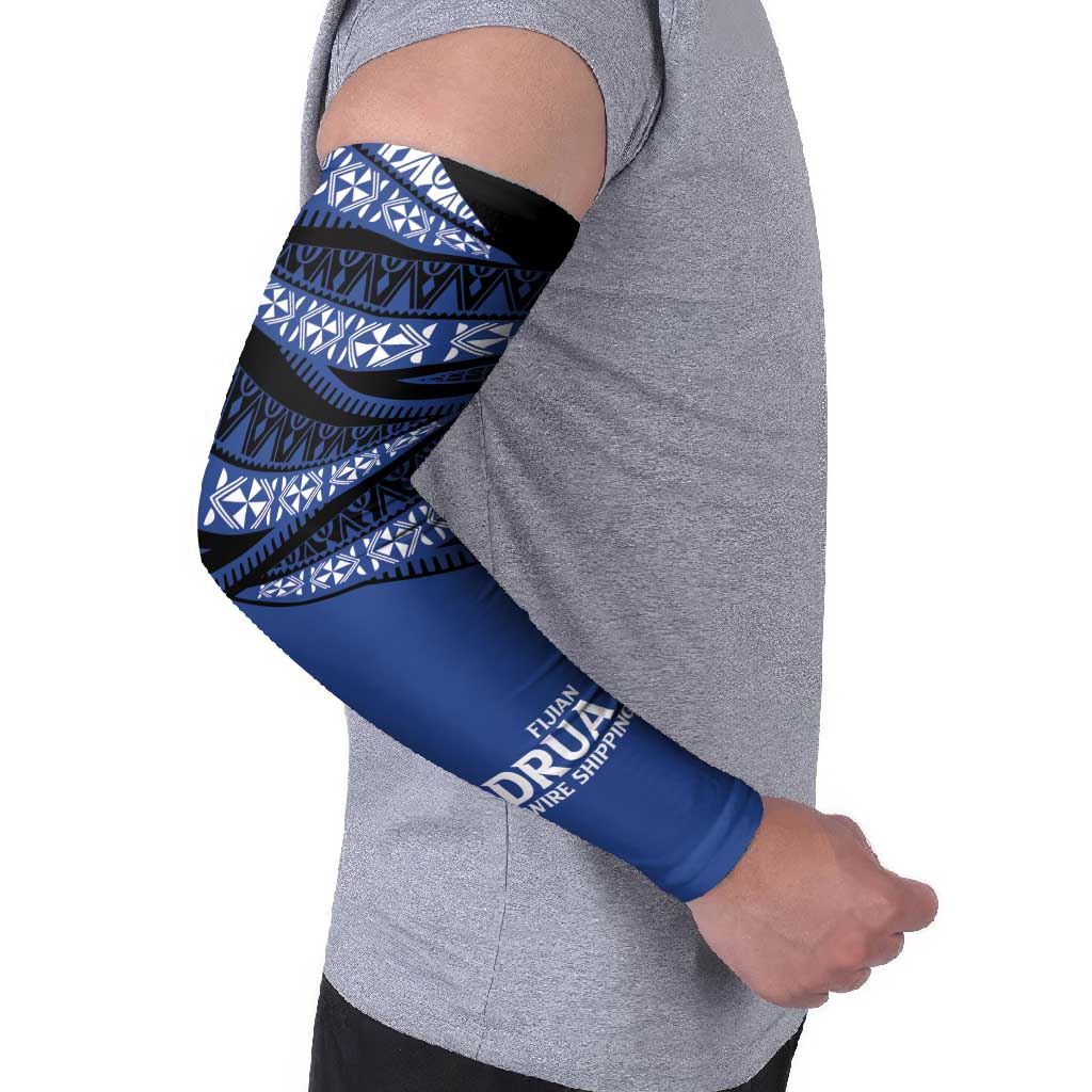 Fiji Rugby Pacific Custom Arm Sleeves Pasifika Tapa Pattern - Polynesian Pride