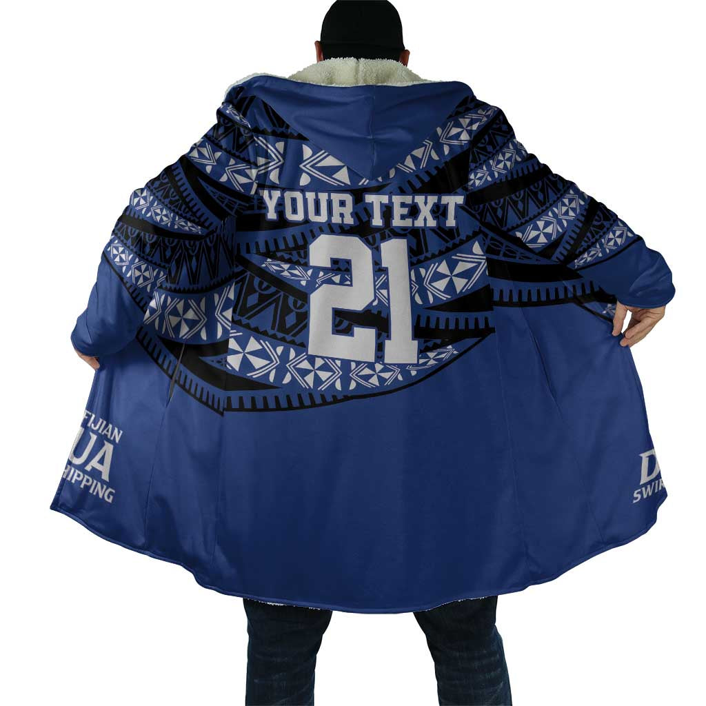 Fiji Rugby Pacific Custom Cloak Pasifika Tapa Pattern - Polynesian Pride