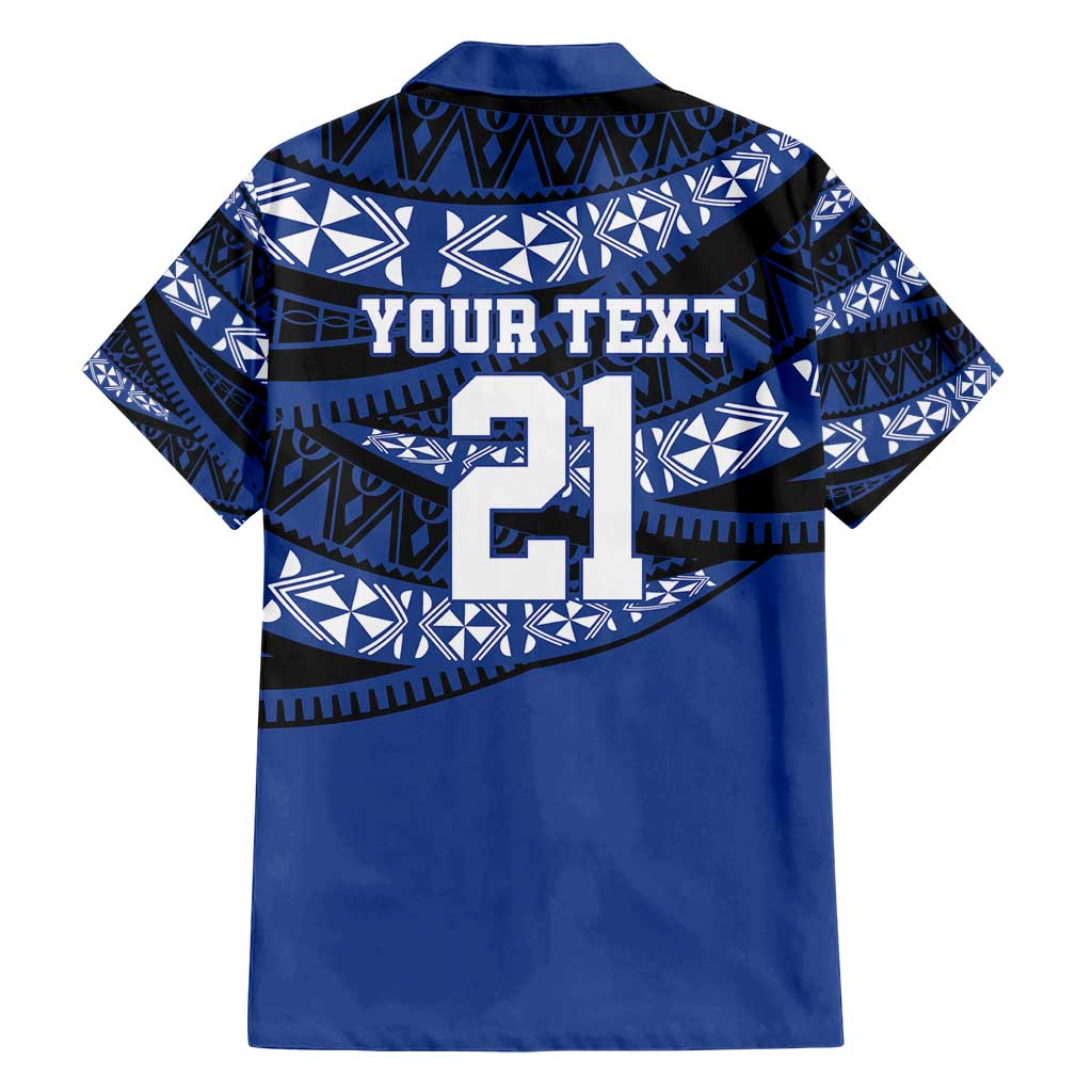 Fiji Rugby Pacific Custom Family Matching Long Sleeve Bodycon Dress and Hawaiian Shirt Pasifika Tapa Pattern