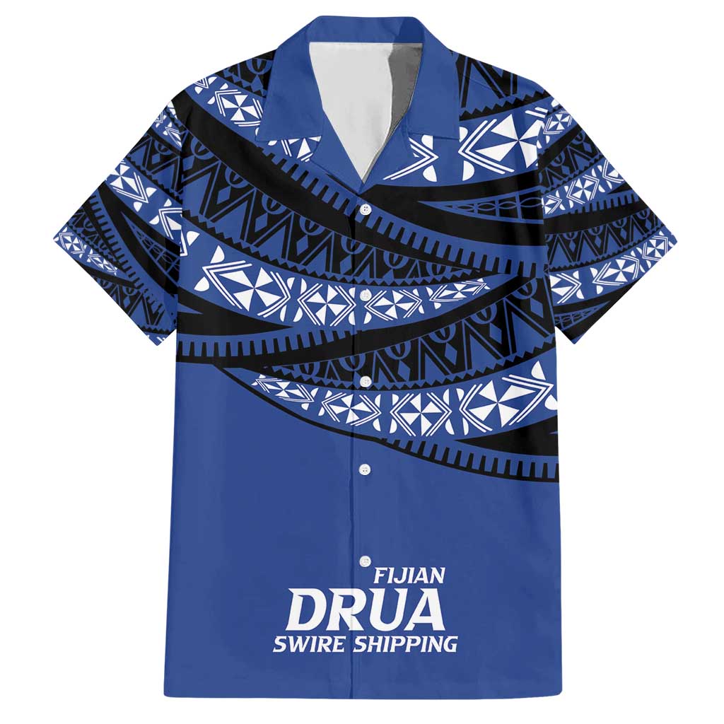 Fiji Rugby Pacific Custom Hawaiian Shirt Pasifika Tapa Pattern