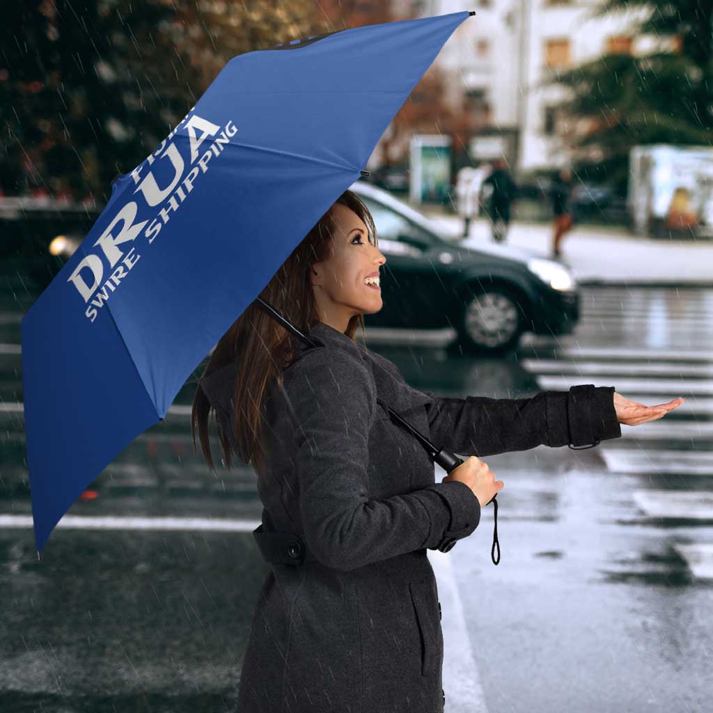 Fiji Rugby Pacific Custom Umbrella Pasifika Tapa Pattern - Polynesian Pride
