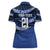 Fiji Rugby Pacific Custom Women Polo Shirt Pasifika Tapa Pattern