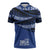 Fiji Rugby Pacific Custom Zipper Polo Shirt Pasifika Tapa Pattern - Polynesian Pride