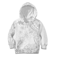 American Samoa Lotu Tamaiti Kid Hoodie White Sunday Plumeria White Vibe LT9 Hoodie White - Polynesian Pride