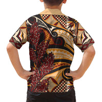 Vintage Samoa Siapo Family Matching Tank Maxi Dress and Hawaiian Shirt With Teuila Torch Ginger LT9 - Polynesian Pride