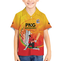Custom Cricket PNG East Asia-Pacific Hawaiian Shirt Papua New Guinea Rise to Power LT9 - Polynesian Pride