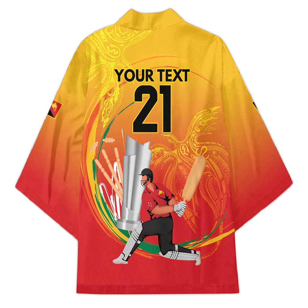 Custom Cricket PNG East Asia-Pacific Kimono Papua New Guinea Rise to Power LT9 - Polynesian Pride