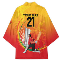 Custom Cricket PNG East Asia-Pacific Kimono Papua New Guinea Rise to Power LT9 - Polynesian Pride