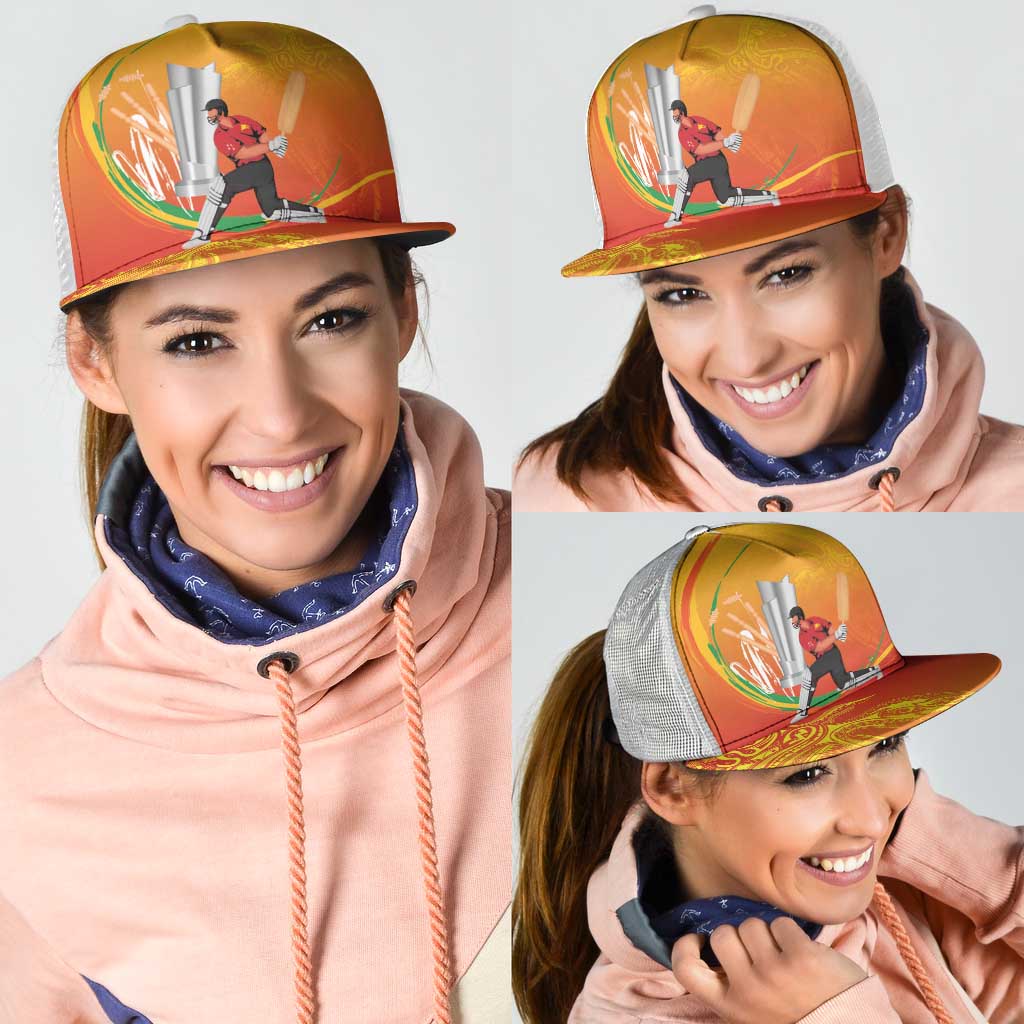 Cricket PNG East Asia-Pacific Mesh Trucker Cap Papua New Guinea Rise to Power LT9 - Polynesian Pride