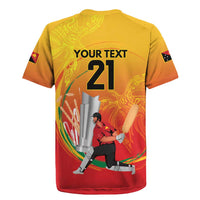 Custom Cricket PNG East Asia-Pacific Rugby Jersey Papua New Guinea Rise to Power LT9 - Polynesian Pride