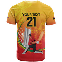 Custom Cricket PNG East Asia-Pacific T Shirt Papua New Guinea Rise to Power LT9 - Polynesian Pride