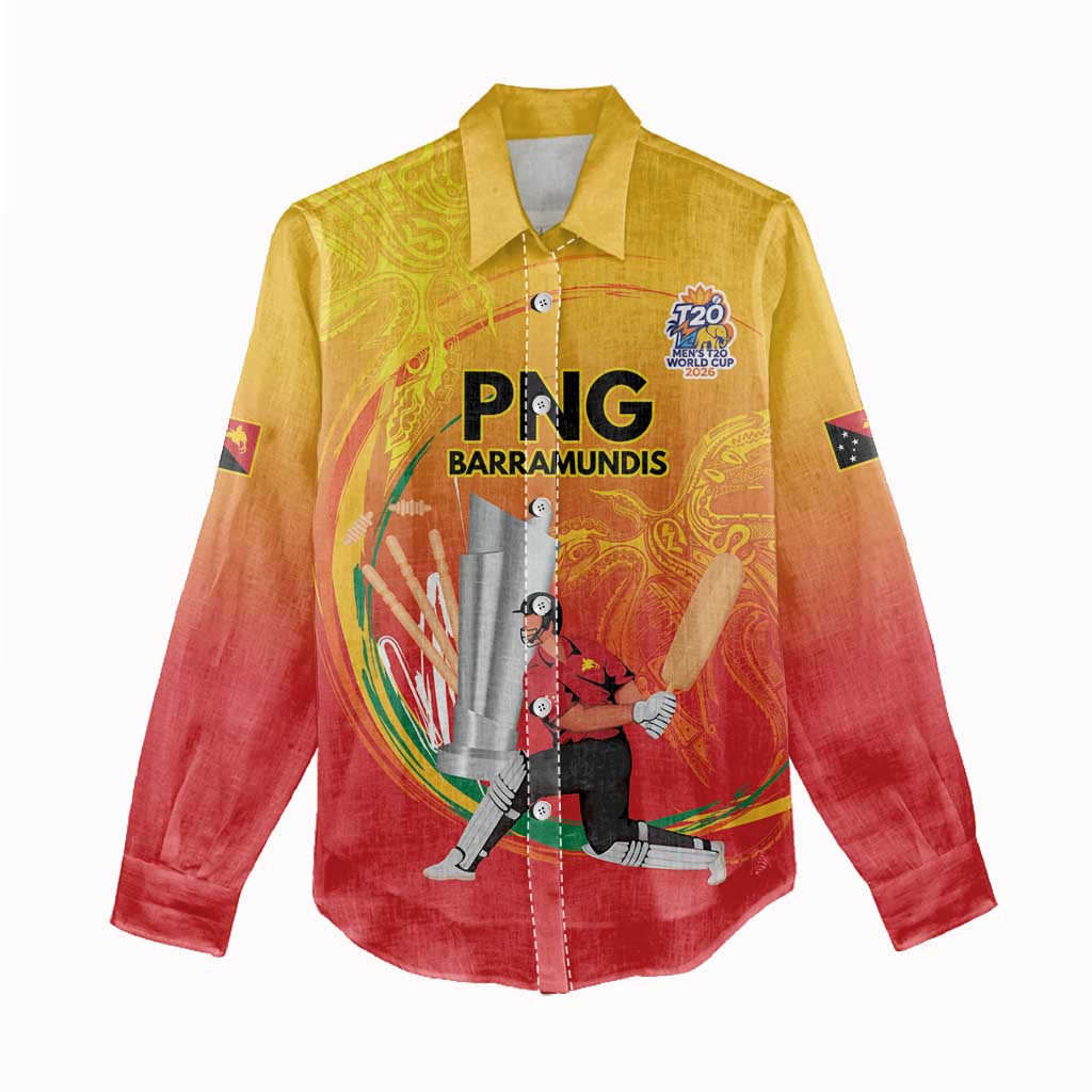 Custom Cricket PNG East Asia-Pacific Women Casual Shirt Papua New Guinea Rise to Power LT9 - Polynesian Pride