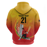 Custom Cricket PNG East Asia-Pacific Zip Hoodie Papua New Guinea Rise to Power LT9 - Polynesian Pride
