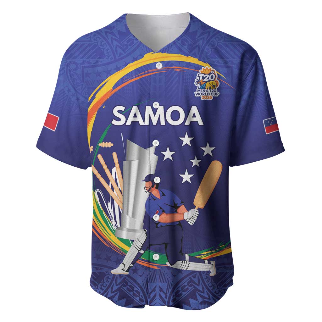 Custom Cricket Samoa East Asia-Pacific Baseball Jersey Samoa Storming the Limits - Polynesian Pride