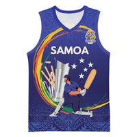 Custom Cricket Samoa East Asia-Pacific Basketball Jersey Samoa Storming the Limits - Polynesian Pride