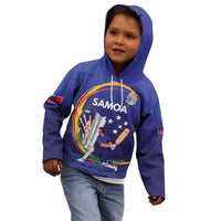 Custom Cricket Samoa East Asia-Pacific Kid Hoodie Samoa Storming the Limits LT9 - Polynesian Pride