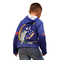 Custom Cricket Samoa East Asia-Pacific Kid Hoodie Samoa Storming the Limits LT9 - Polynesian Pride