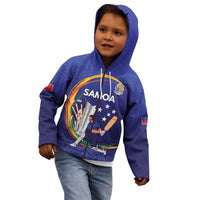 Custom Cricket Samoa East Asia-Pacific Kid Hoodie Samoa Storming the Limits LT9 - Polynesian Pride