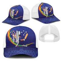 Cricket Samoa East Asia-Pacific Mesh Trucker Cap Samoa Storming the Limits - Polynesian Pride