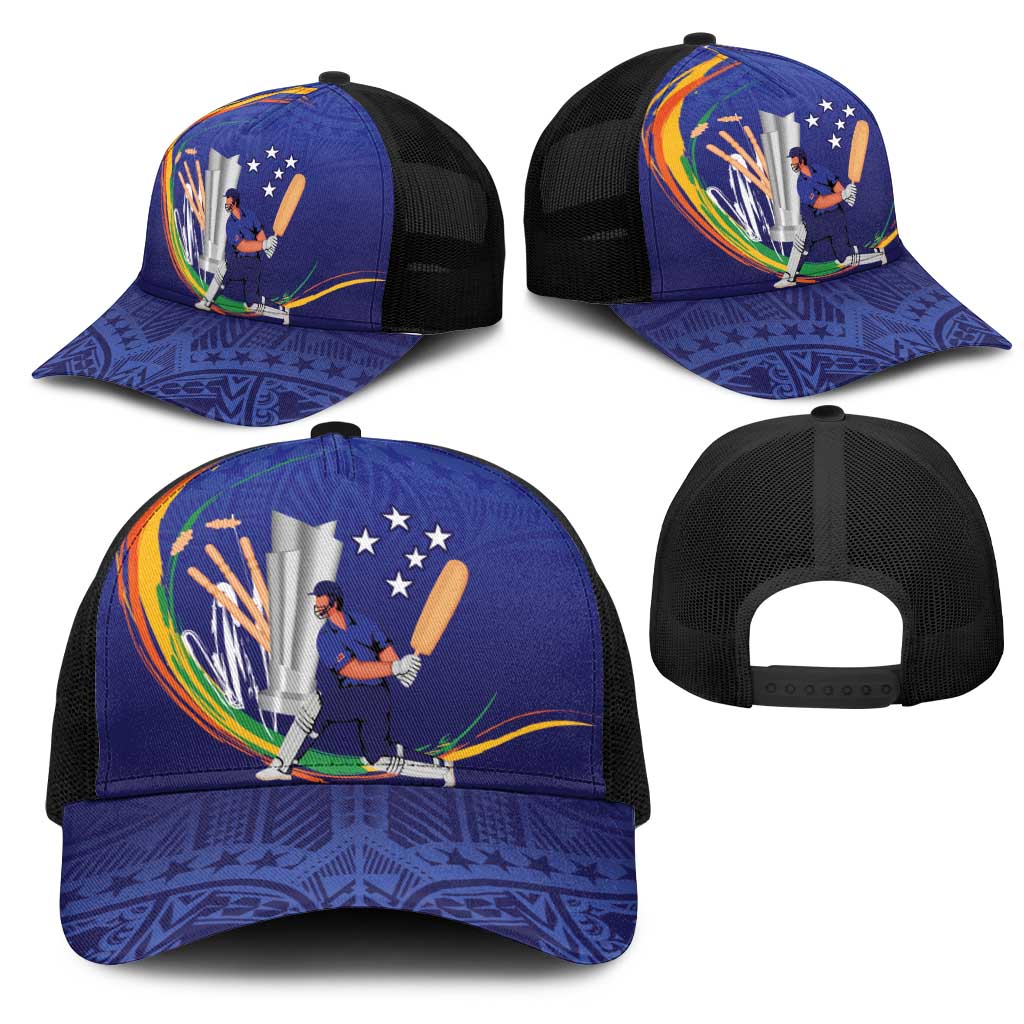 Cricket Samoa East Asia-Pacific Mesh Trucker Cap Samoa Storming the Limits - Polynesian Pride
