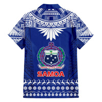 Toa Samoa Christmas Hawaiian Shirt Samoa Siva Tau Manuia Le Kerisimasi Blue Vibe LT9 - Polynesian Pride