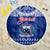 Personalised Toa Samoa Christmas Beach Blanket Samoa Siva Tau Manuia Le Kerisimasi Blue Vibe LT9 One Size 150cm Blue - Polynesian Pride
