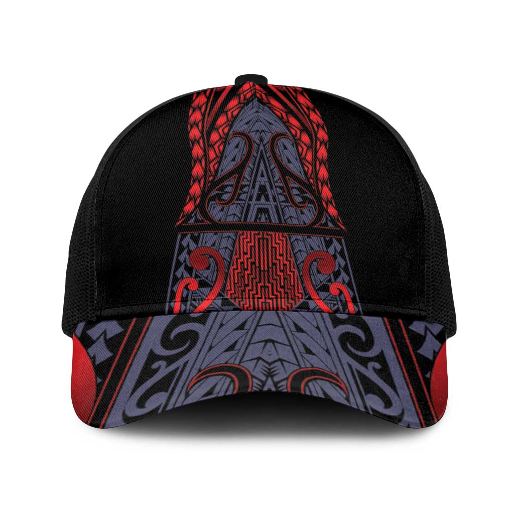 New Zealand Baseball Net Cap Maori Kiwiana Pattern Tukutuku Motif