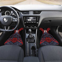Custom New Zealand Car Mats Maori Kiwiana Pattern Tukutuku Motif
