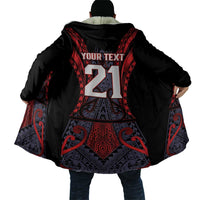 Custom New Zealand Cloak Maori Kiwiana Pattern Tukutuku Motif