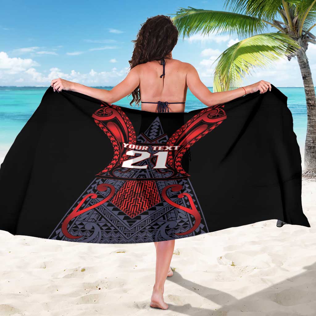Custom New Zealand Sarong Maori Kiwiana Pattern Tukutuku Motif LT9 - Polynesian Pride